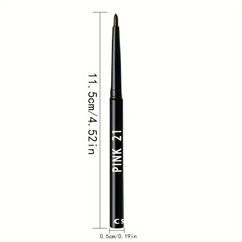 2pcs Waterproof & Sweat-Proof Black Eyeliner Pencils - Long-LastingSmudge-Proof for Bold Eye Makeup, Easy Glide Formula for Perf