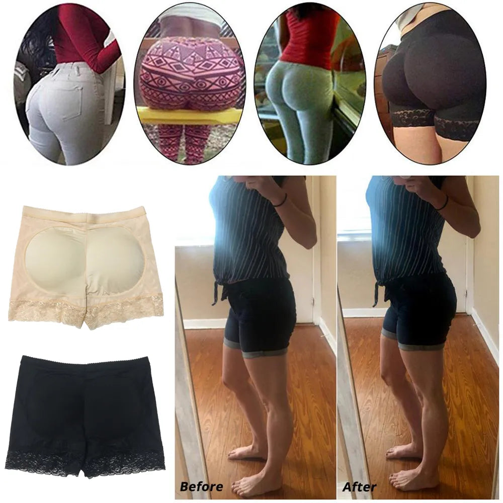 2025 Women Butt Lifter Panty Fake Buttock Body Shaper Padded Underwear Lady Lift Bum High Waist Tummy Control Hip Panties