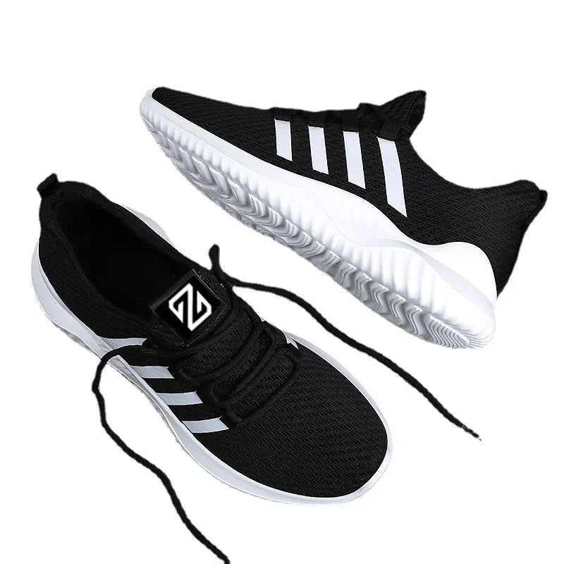 Lightweight Men's Running Shoes Outdoor Breathable Men Sports Shoes Anti-slip Male Sneakers Fashion Flexible Tennis Lace-up 3744
