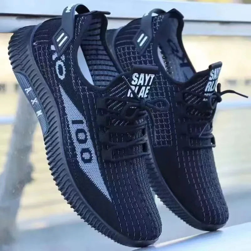 2025 Breathable Air Mesh Sneakers Comfortable Casual Sport Shoes Fashion Men's Vulcanize Shoes Lightweight Deodorant Outdoors