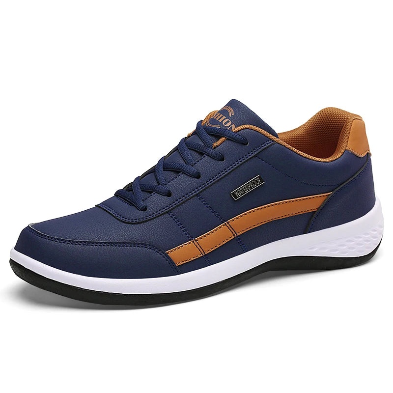 Men Shoes Leather Casual Sports Shoes Outdoor Comfortable Breathable Men Casual Sports Shoes Vulcanized Men Shoes Walking Shoes