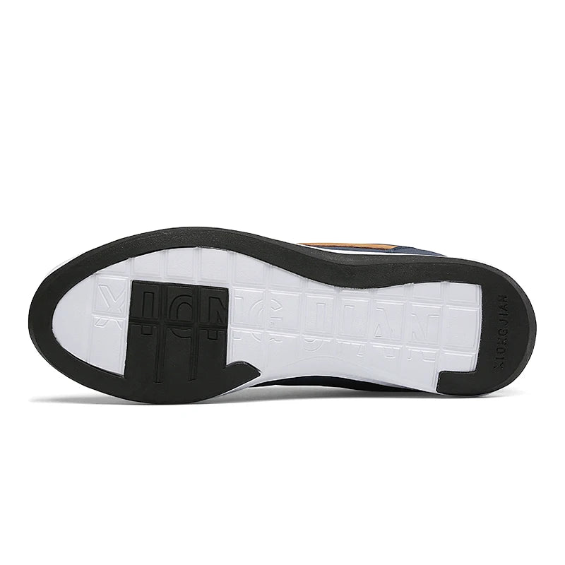 Men Shoes Leather Casual Sports Shoes Outdoor Comfortable Breathable Men Casual Sports Shoes Vulcanized Men Shoes Walking Shoes