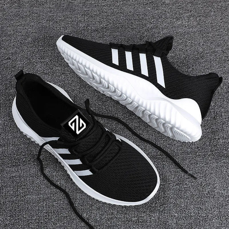 Lightweight Men's Running Shoes Outdoor Breathable Men Sports Shoes Anti-slip Male Sneakers Fashion Flexible Tennis Lace-up 3744