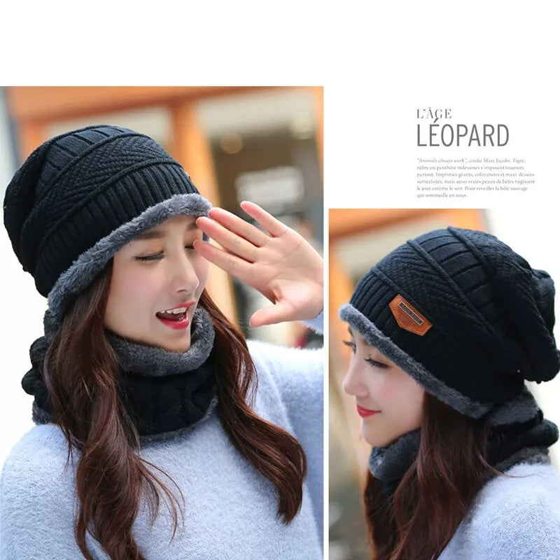 2025 Winter Hat Skullies Beanies Hats Beanies For Men Women Wool Scarf Caps Balaclava Mask Gorras Bonnet Knitted Hat