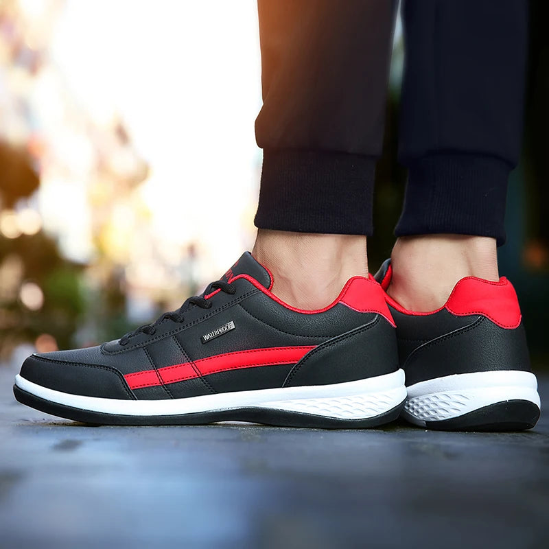 Men Shoes Leather Casual Sports Shoes Outdoor Comfortable Breathable Men Casual Sports Shoes Vulcanized Men Shoes Walking Shoes