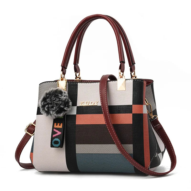 Luxury Vintage Shoulder Bags For Women Multi-Pocket Pu Leather Crossbody Bag Messenger Handbag Totes Purse bolsa feminina