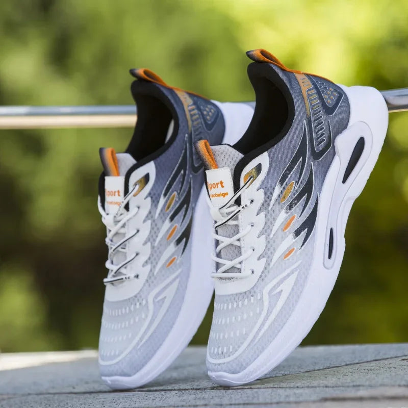 Men's Shoes 2025 New Fashion and Trendy Mesh Sports and Casual Shoes Student Soft Sole Comfortable Running Shoes