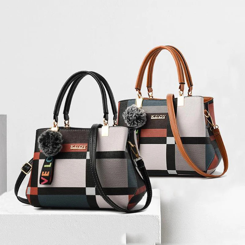 Luxury Vintage Shoulder Bags For Women Multi-Pocket Pu Leather Crossbody Bag Messenger Handbag Totes Purse bolsa feminina