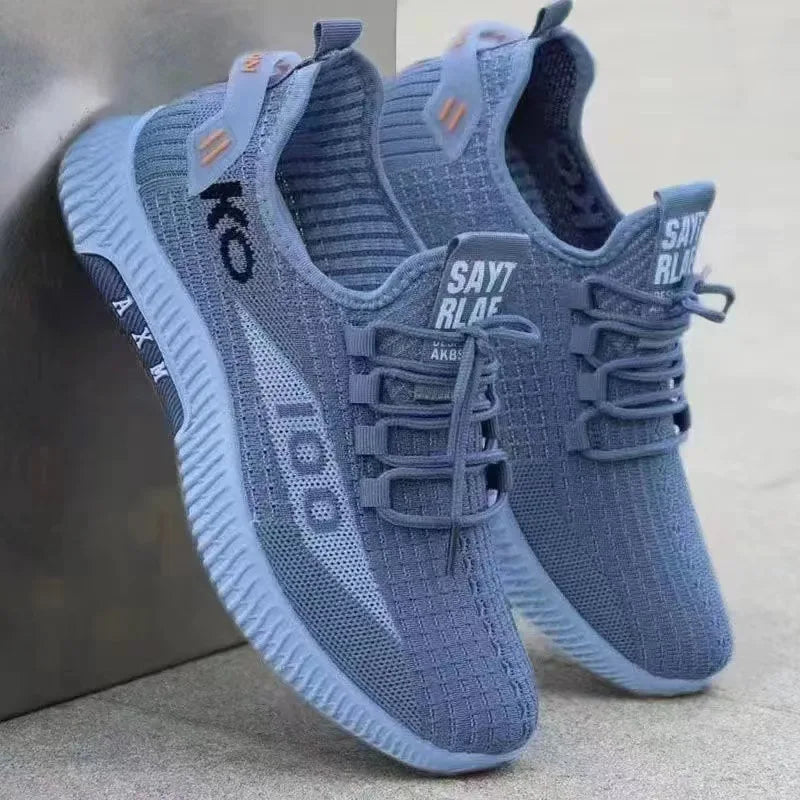 2025 Breathable Air Mesh Sneakers Comfortable Casual Sport Shoes Fashion Men's Vulcanize Shoes Lightweight Deodorant Outdoors