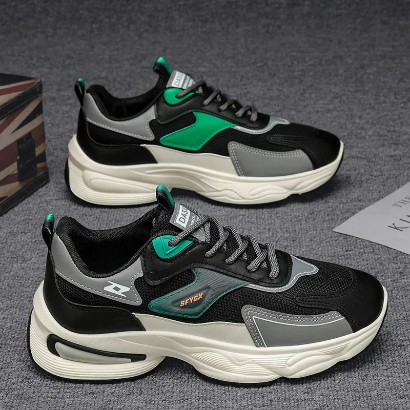 2025 Men's Must-Haves! Breathable Mesh Walking Shoes - Ideal for outdoor jogging and casual wear running shoes