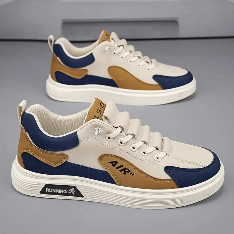 2025 Summer and Autumn New Men's Shoes Leather Low cut Fashion Running Sports Men's Shoes Casual Fashion Running Shoes