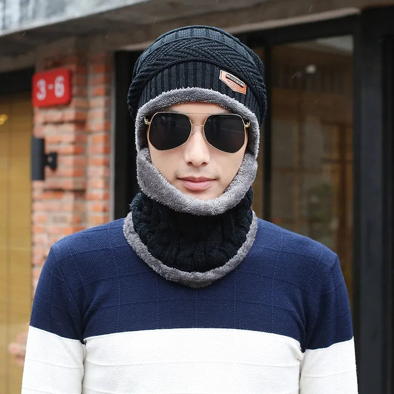 2025 Winter Hat Skullies Beanies Hats Beanies For Men Women Wool Scarf Caps Balaclava Mask Gorras Bonnet Knitted Hat