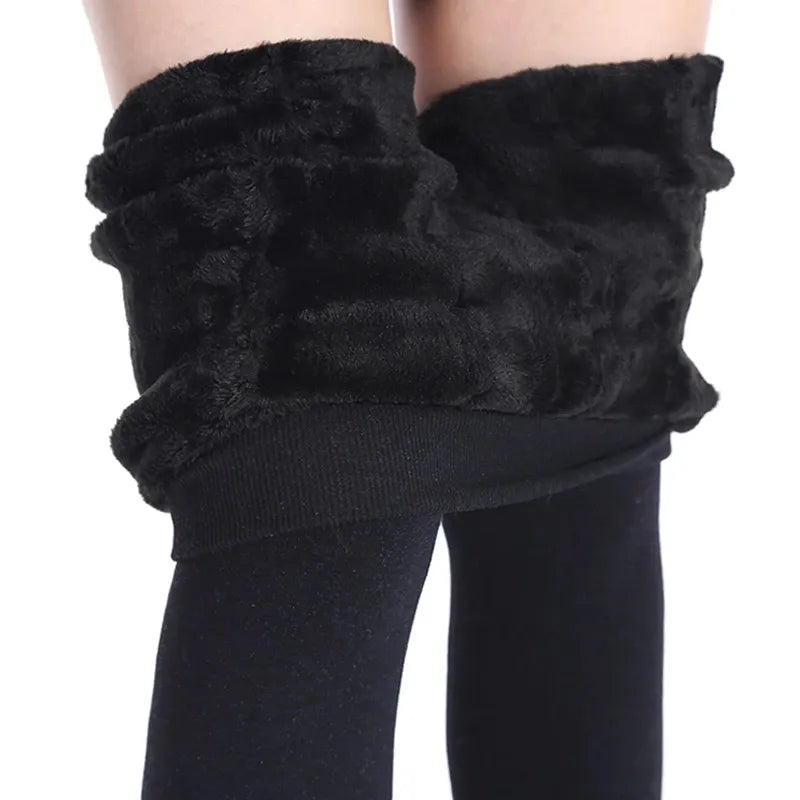 2025 Winter Leggings For Women Warm Leggins Solid Color Velvet Leggins High Waist Leggings Stretchy Leggings dropshipping