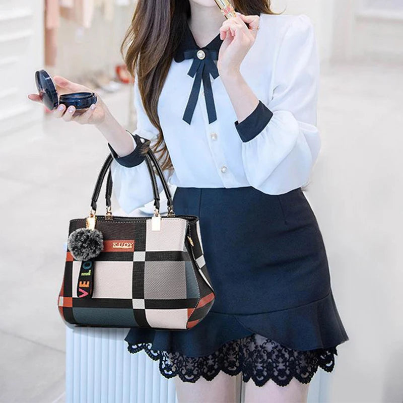 Luxury Vintage Shoulder Bags For Women Multi-Pocket Pu Leather Crossbody Bag Messenger Handbag Totes Purse bolsa feminina