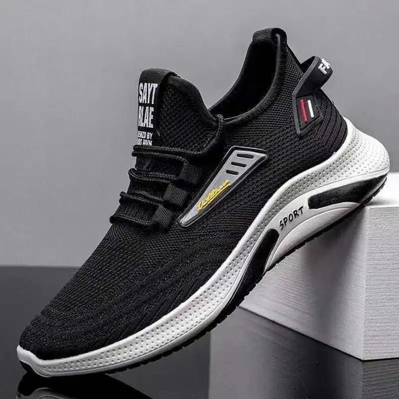 2025 Spring and Autumn Breathable Korean Version of Trendy Canvas Shoes Casual Cloth Shoes Non-slip Running Sports Men's Shoes