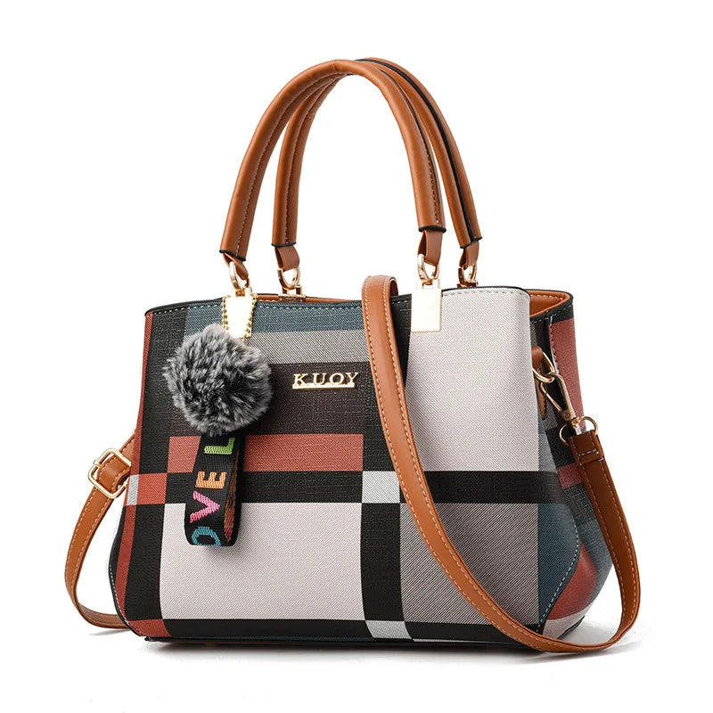 Luxury Vintage Shoulder Bags For Women Multi-Pocket Pu Leather Crossbody Bag Messenger Handbag Totes Purse bolsa feminina