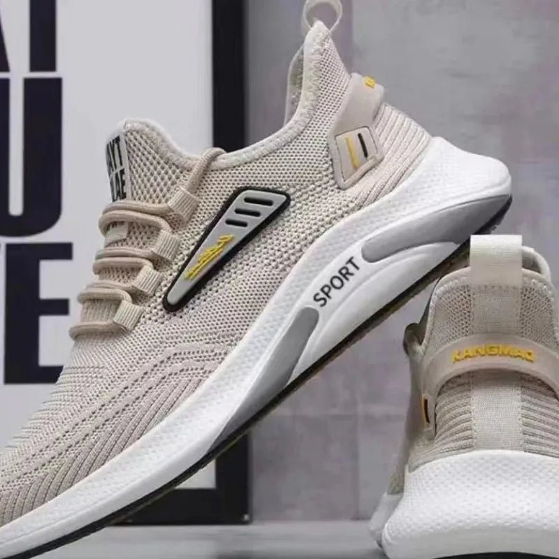 2025 Spring and Autumn Breathable Korean Version of Trendy Canvas Shoes Casual Cloth Shoes Non-slip Running Sports Men's Shoes