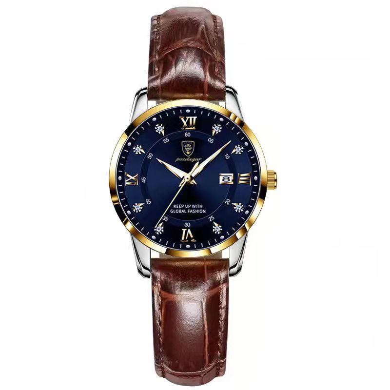2025 POEDAGAR Women Watches Luxury Fashion Ladies Quartz Watch Waterproof Luminous Date Stainless Stain Wristwatch Girlfriend Gift