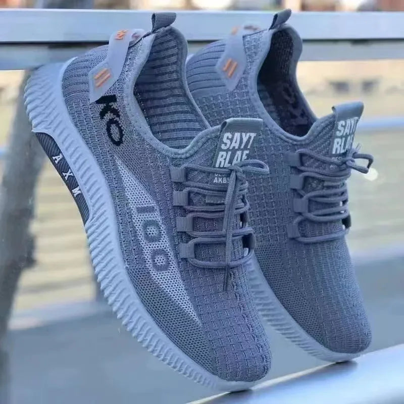 2025 Breathable Air Mesh Sneakers Comfortable Casual Sport Shoes Fashion Men's Vulcanize Shoes Lightweight Deodorant Outdoors