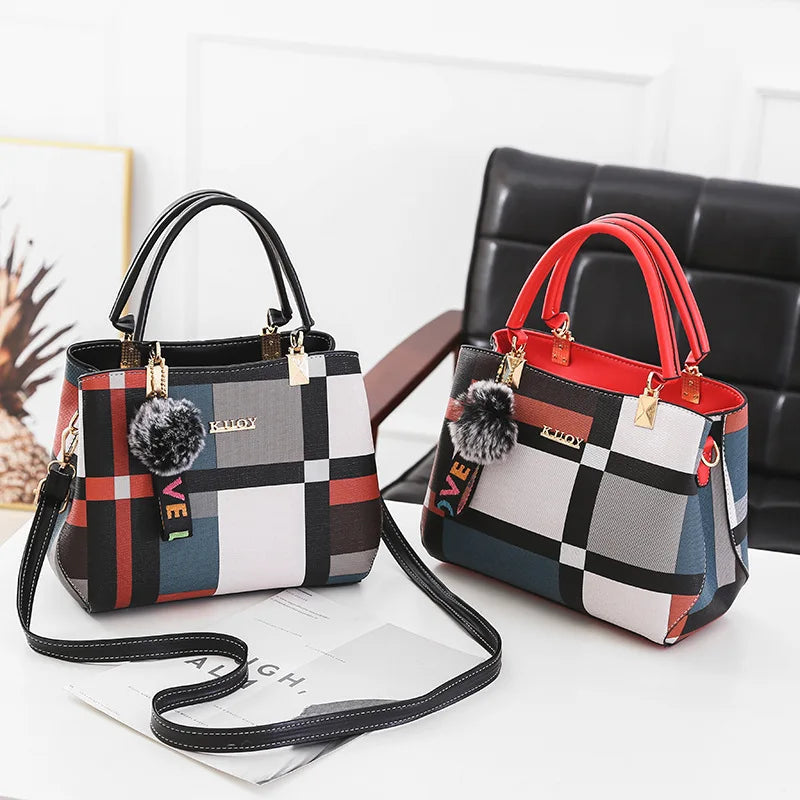 Luxury Vintage Shoulder Bags For Women Multi-Pocket Pu Leather Crossbody Bag Messenger Handbag Totes Purse bolsa feminina