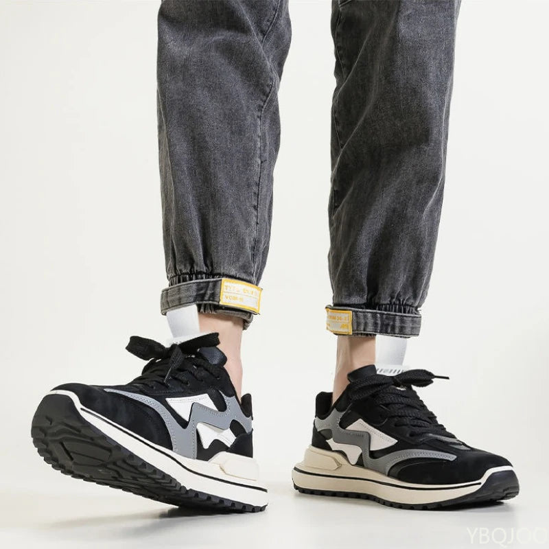 New sports shoes for autumn simple fashionable trendy men's shoes new casual versatile low top running sports shoes