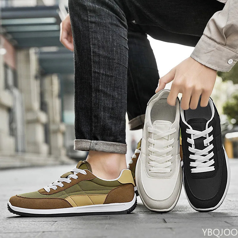 Men's shoes lightweight breathable for spring autumn outdoor running leisure sports shoes soft sole simple comfortable shoes