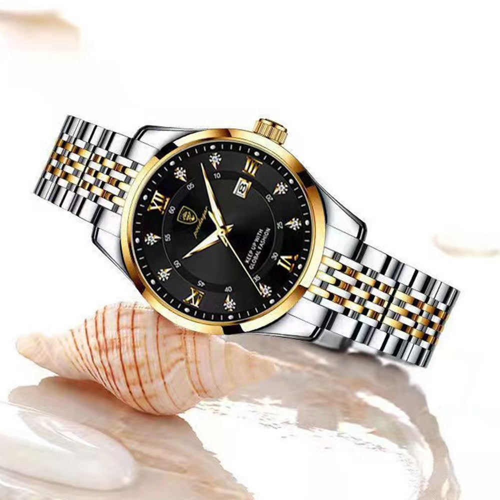 2025 POEDAGAR Women Watches Luxury Fashion Ladies Quartz Watch Waterproof Luminous Date Stainless Stain Wristwatch Girlfriend Gift