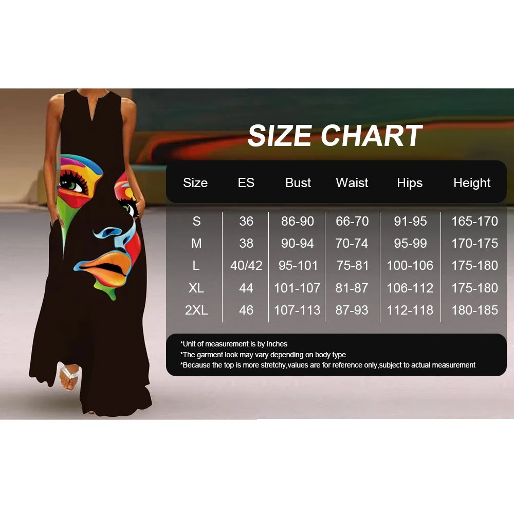 Women'S Loose Dress Summer Casual Feather Print Dress Women'S Plus-Size V-Neck Sleeveless Dress Fashion Elegant Evening Dress