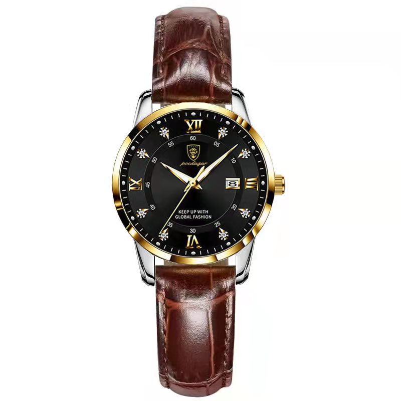 2025 POEDAGAR Women Watches Luxury Fashion Ladies Quartz Watch Waterproof Luminous Date Stainless Stain Wristwatch Girlfriend Gift