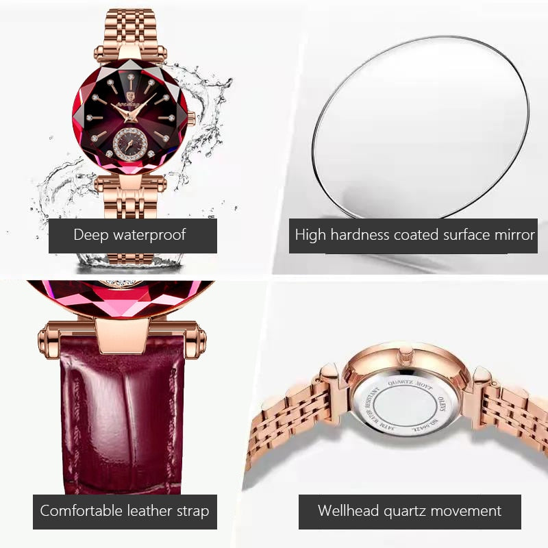 2025 POEDAGAR Diamond Dial Watch