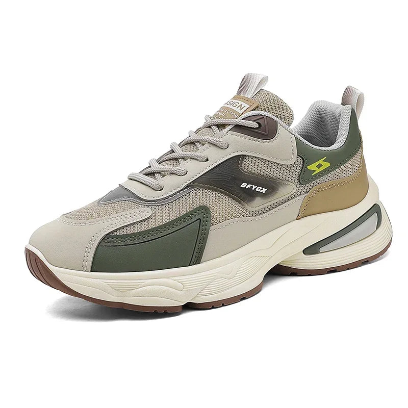 2025 Men's Must-Haves! Breathable Mesh Walking Shoes - Ideal for outdoor jogging and casual wear running shoes