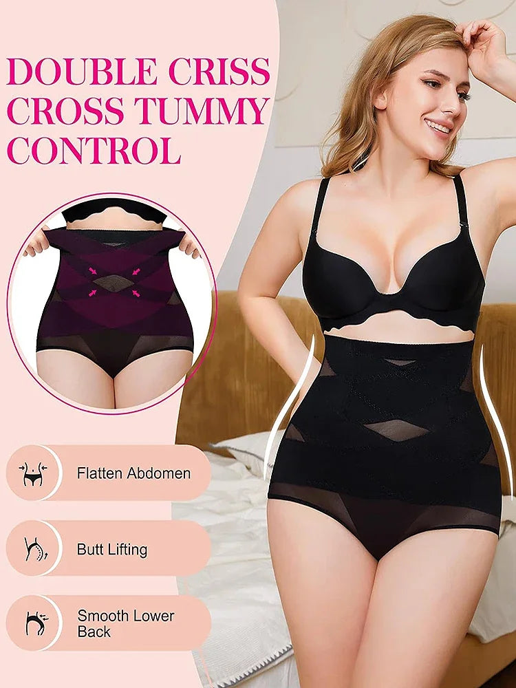 Womens High Waist Body Shaper Tummy Control Panties Slimming Trainer Shapewear Butt Lifter Panty Flat Stomach Underwear