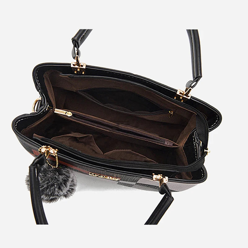 Luxury Vintage Shoulder Bags For Women Multi-Pocket Pu Leather Crossbody Bag Messenger Handbag Totes Purse bolsa feminina