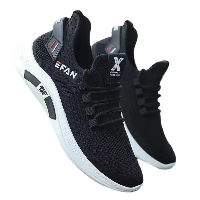 Spring White Casual Shoes Breathable Non-slip Walking Sneakers Men Shoes Outdoor 2024 Comfortable Fashion Lace Up Running Shoes