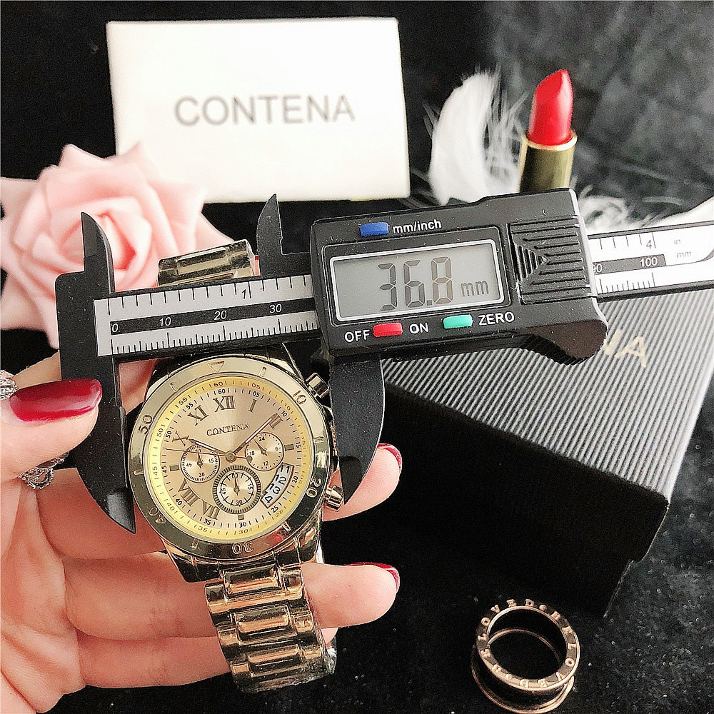 2023 Women Watches Geneva Famous Luxury Brand Fashion Gold Watches For Ladies Casual Female Quartz Watch Women&#39;s Wristwatches