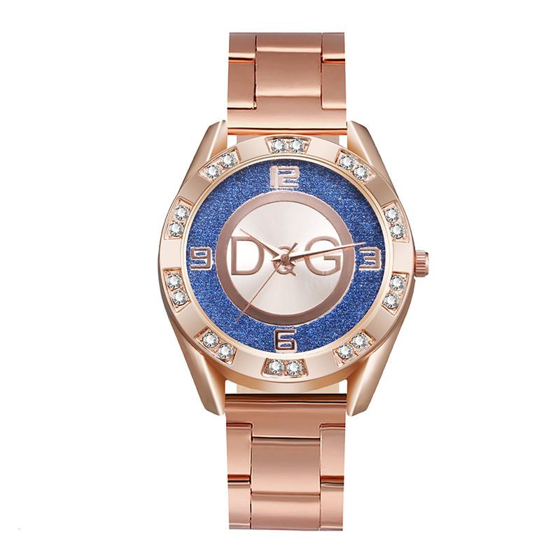 2023 Women&#39;s Watches Luxury Brand Fashion Rhinestone Stainless Steel Quartz Ladies Wristwatches Reloj Mujer Best Selling Montre