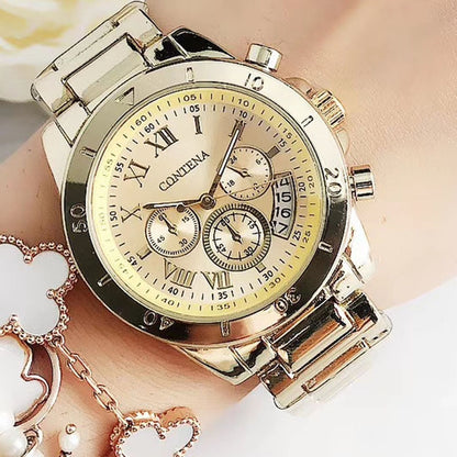 2023 Women Watches Geneva Famous Luxury Brand Fashion Gold Watches For Ladies Casual Female Quartz Watch Women&#39;s Wristwatches