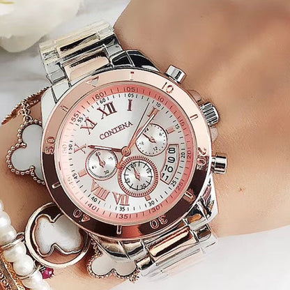 2023 Women Watches Geneva Famous Luxury Brand Fashion Gold Watches For Ladies Casual Female Quartz Watch Women&#39;s Wristwatches