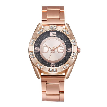 2023 Women&#39;s Watches Luxury Brand Fashion Rhinestone Stainless Steel Quartz Ladies Wristwatches Reloj Mujer Best Selling Montre