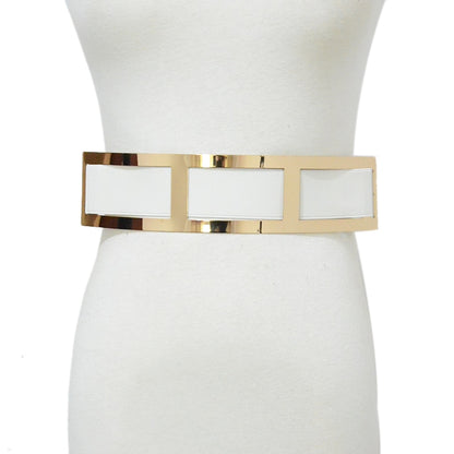 Women wide stretchy belt