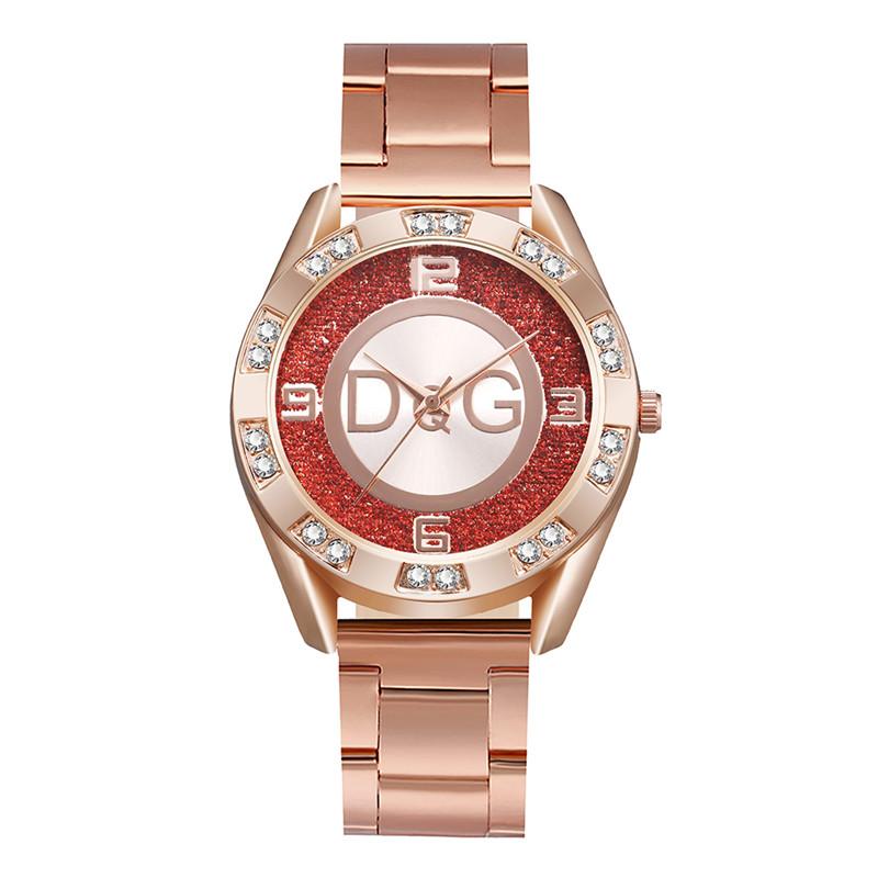 2023 Women&#39;s Watches Luxury Brand Fashion Rhinestone Stainless Steel Quartz Ladies Wristwatches Reloj Mujer Best Selling Montre