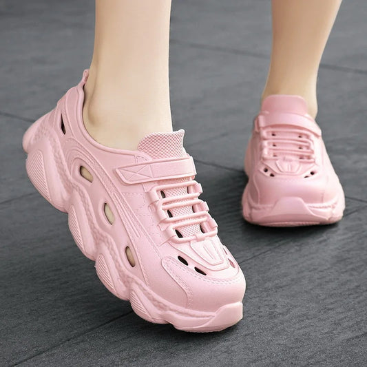 Women's Sandals Summer Home Slippers Garden Clogs Shoes Waterproof Sneakers Man Beach Anti Slip Casual Flops EVA Soft Flat Slide