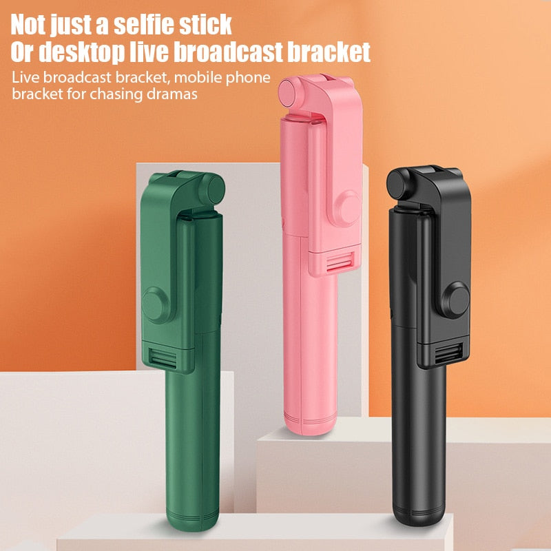 Wireless Selfie Stick Foldable Phone Stand Portable Retractable Tripod Phone Mount Monopod For IPhone, Xiaomi, Huawei.