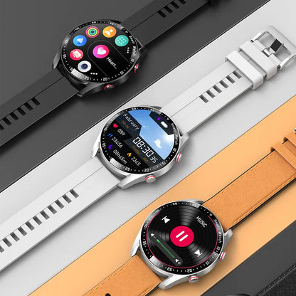 2023 New Bluetooth Call Smart Watch Men Waterproof Sport Fitness Tracker Weather Display Man Smartwatch For Xiaomi Huawei Phone