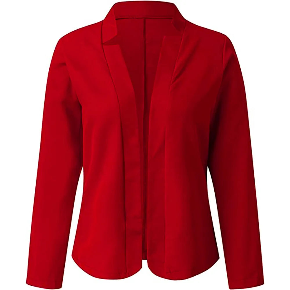 new style women clothes small suit solid color cardigan