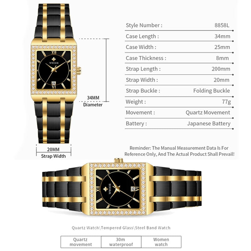 WWOOR Luxury Diamond Watches