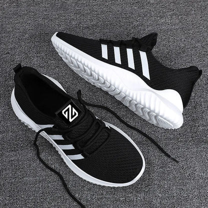 Lightweight Men's Running Shoes Outdoor Breathable Men Sports Shoes Anti-slip Male Sneakers Fashion Flexible Tennis Lace-up 3744