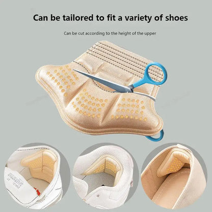 Heel Stickers Heel Protectors Sneaker Shrinking Size Insoles Anti-wear Feet Shoe Pads Adjust Size High Heel Cushion Inserts