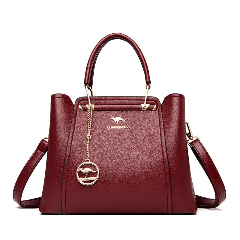 Women luxury Soft Leather Handbags