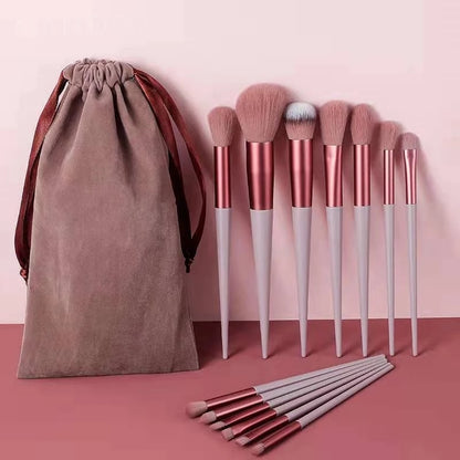 13pcs Soft Makeup Brushes Set Eyeliner Eye Shadow Brush Cosmetic Foundation Blush Powder Blending Beauty Makeup Tool Maquiagem